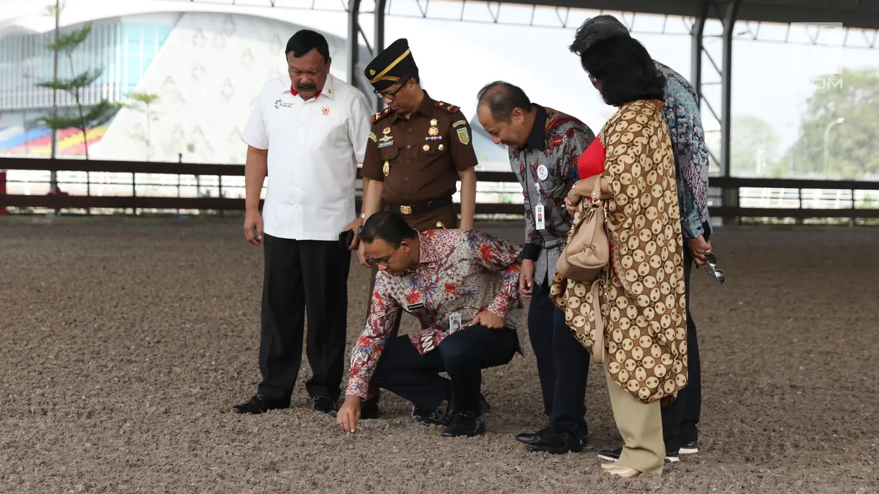 Gubernur Anies Baswedan Tinjau Jakarta International Equestrian Park Pulomas