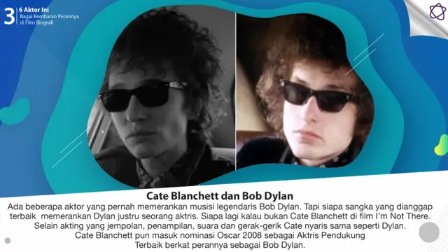 [Bintang] 6 Aktor Ini Bagai Kembaran Perannya di Film Biografi