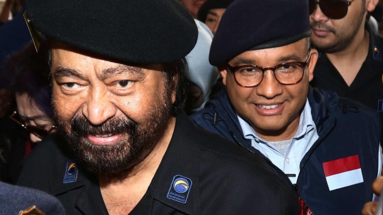 Kekompakan tersebut dapat dilihat dari baret yang mereka kenakan sama ketika tiba menghadiri Apel Siaga Perubahan di GBK, Senayan.