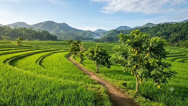 Pohon Buah yang Cocok Ditanam di Pematang Sawah