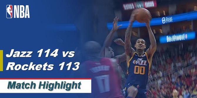 VIDEO: Highlights NBA 2019-2020, Utah Jazz Vs Houston Rockets 114-113