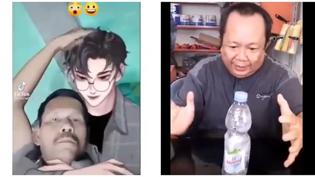 6 Aksi Kocak Bapak-bapak Main TikTok Ini Bikin Geleng Kepala