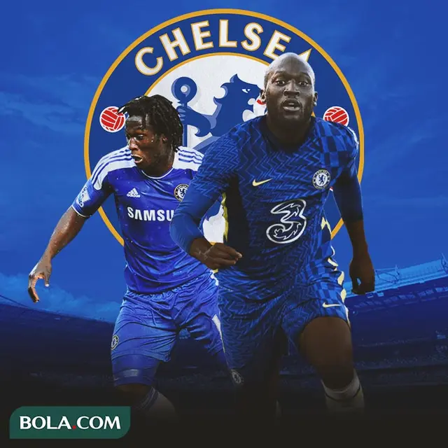 Chelsea - Romelu Lukaku Jersey Lama dan Baru