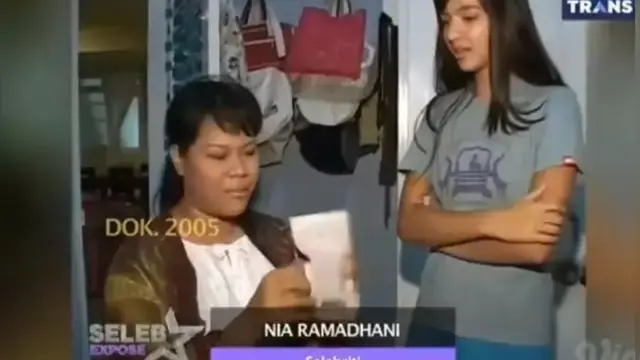 Nia Ramadhani dan kamarnya dulu (YouTube/Ribka Theresia Sirait)
