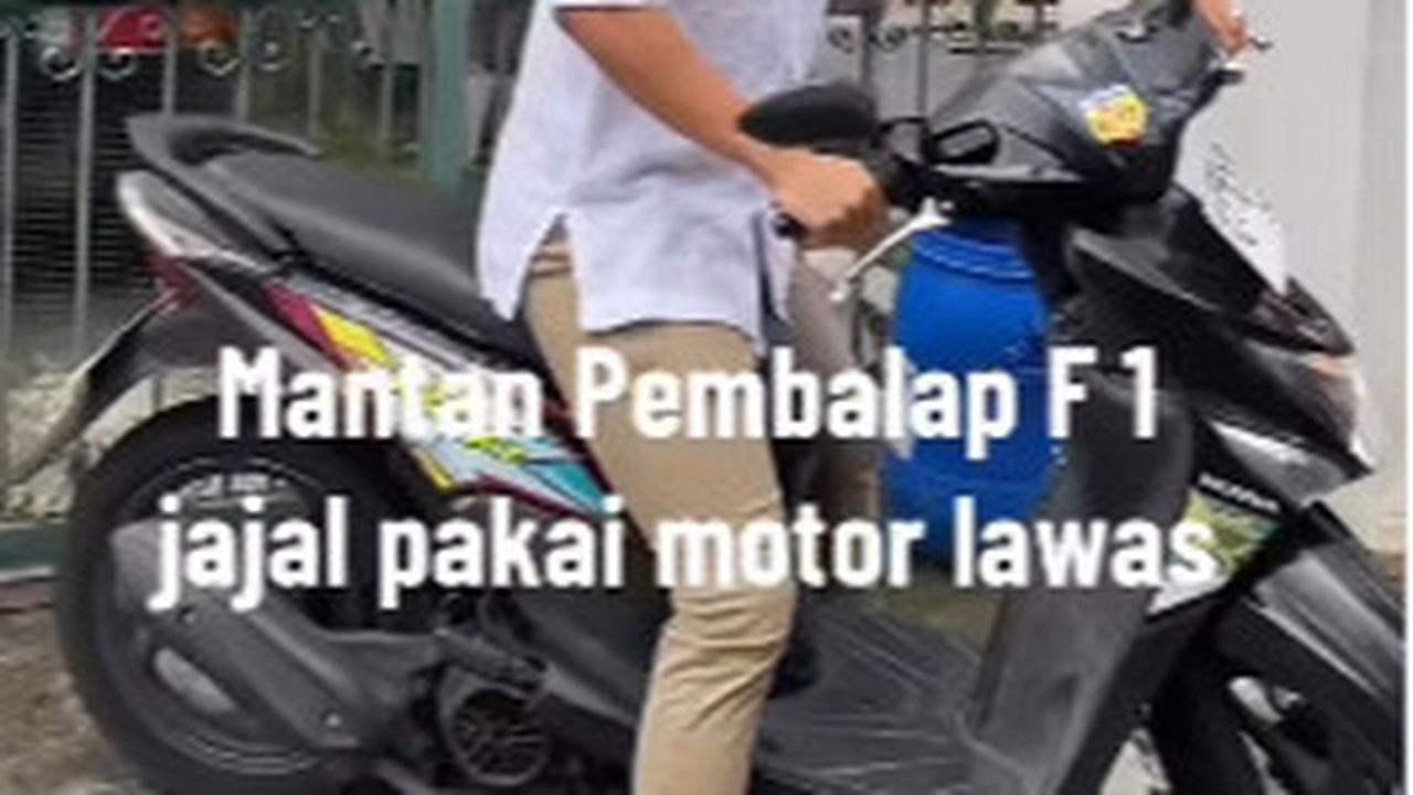 Biasa Bawa Mobil Balap, Rio Haryanto Tiba-Tiba Kendarai Motor Sejuta Umat