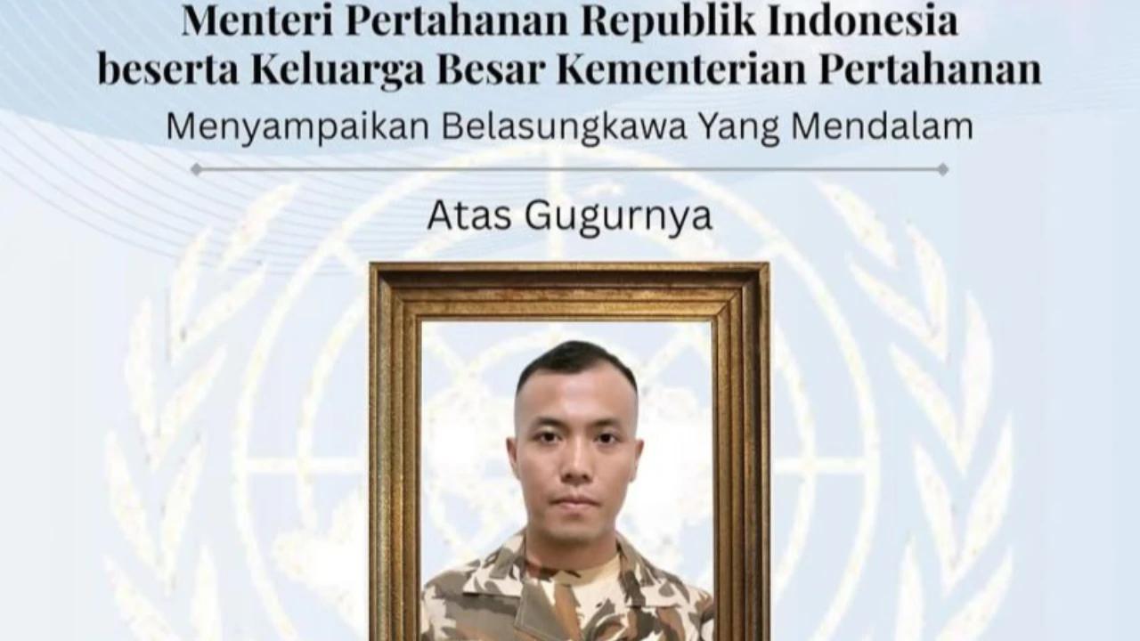 Praka Rico, Personel TNI Kedua yang Gugur Diserang Israel pada 29 Maret