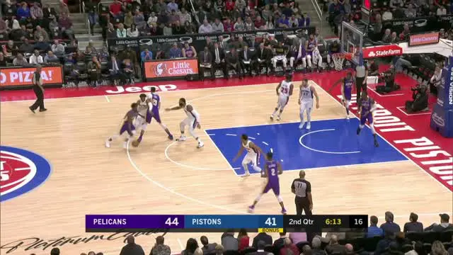 VIDEO : GAME RECAP NBA 2017-2018, Pelicans 118 vs Pistons 103