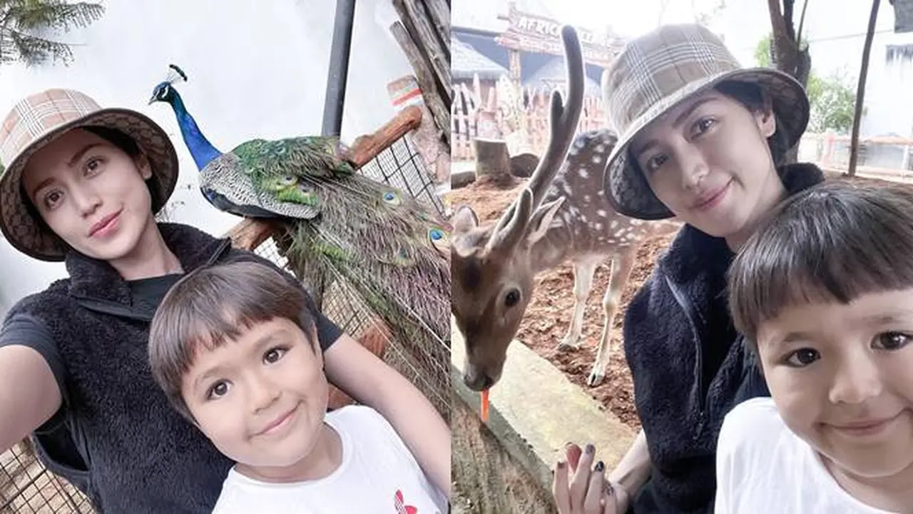 Sempat Diseruduk Zebra, 6 Potret Jessica Iskandar Main Ke Kebun Binatang