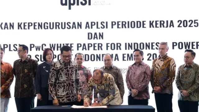 Asosiasi Produsen Listrik Swasta Indonesia (APLSI) resmi melantik Pengurus dan Komite Kerja periode 2025–2029. (Foto: istimewa)