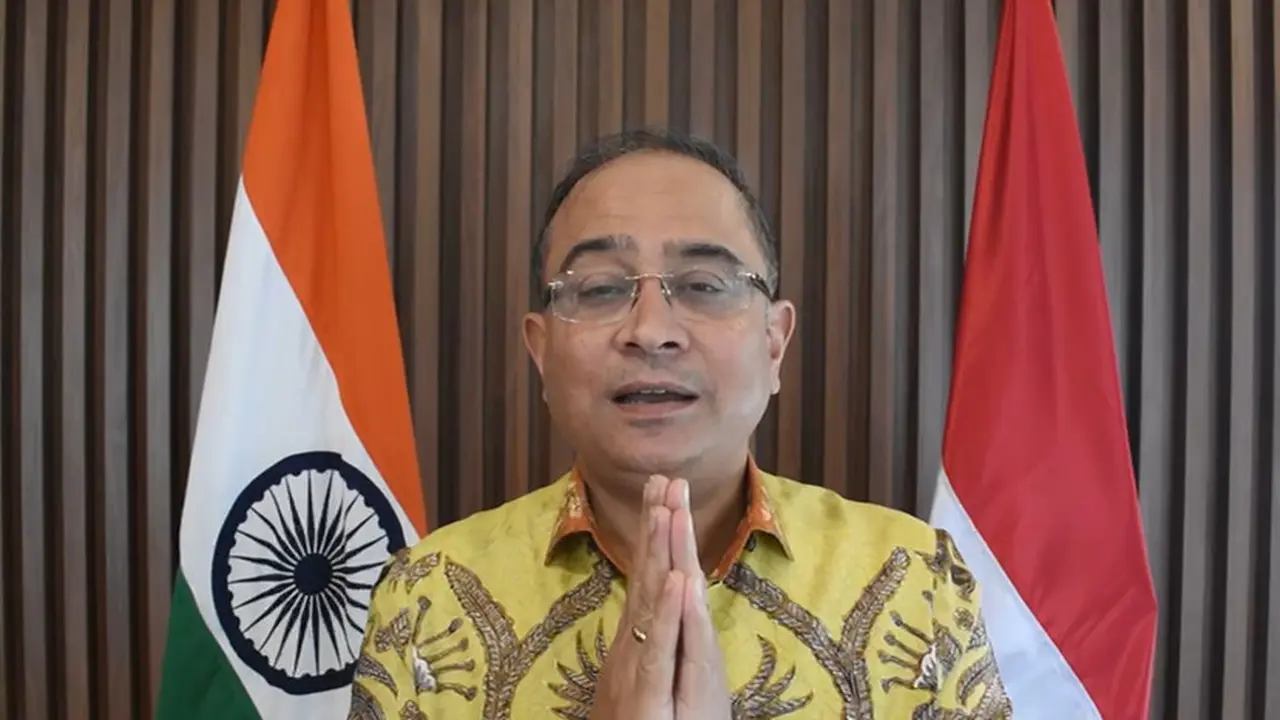 Di peringatan HUT ke-80 RI pada Minggu (17/8/2025), Dubes Shri Sandeep Chakravorty menegaskan bahwa India dan Indonesia memiliki ikatan erat yang terus terjalin hingga kini (Dok. Kedubes India).