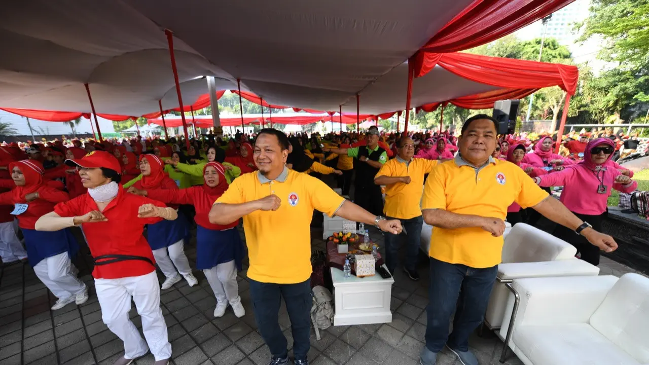 Menuju Haornas 2019, Kemepora Gelar Festival Tingkat Nasional Senam Bugar Lansia Indonesia