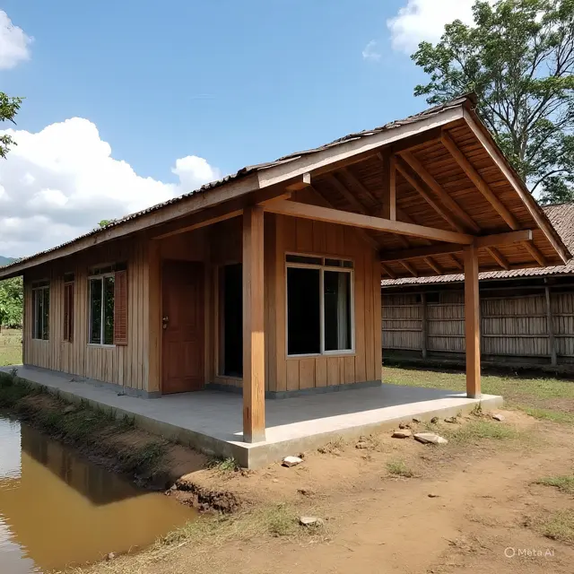 Desain Rumah 1 Lantai Sederhana dan Biayanya