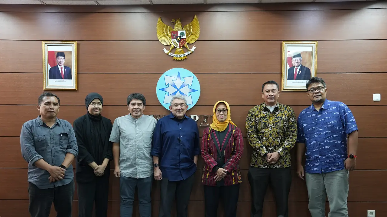 Audiensi antara Dewan Pengurus Forum Pemred dengan Ketua Dewan Pers Ninik Rahayu yang didampingi Wakil Ketua Muhammad Agung Dharmajaya dan anggota Totok Suryanto di Gedung Dewan Pers Senin (4/9/2023). (Istimewa)