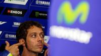 Valentino Rossi melontarkan sejumlah kritik dan keluhan untuk Yamaha sepanjang MotoGP 2016. (EPA/Fazry Ismail)