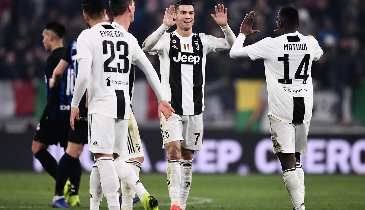 Juventus kini tengah menargetkan gelar kedelapan mereka secara beruntun. Terlebih lagi Ronaldo adalah top skor Juventus dengan raihan 11 gol. (AFP/Marco Bertorello)