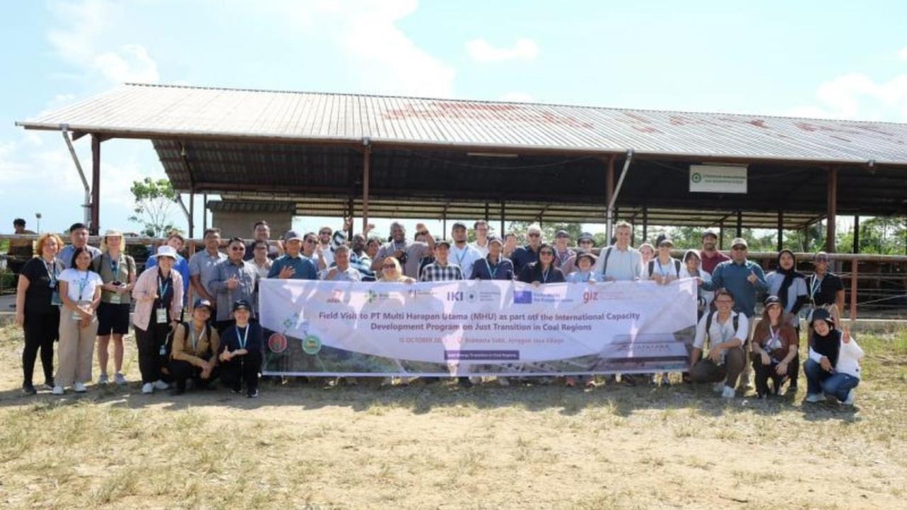 Mengejutkan! Delegasi IKI-JET Kunjungi PT MHU, Saksikan Implementasi Transisi Energi Adil di Lahan Pascatambang