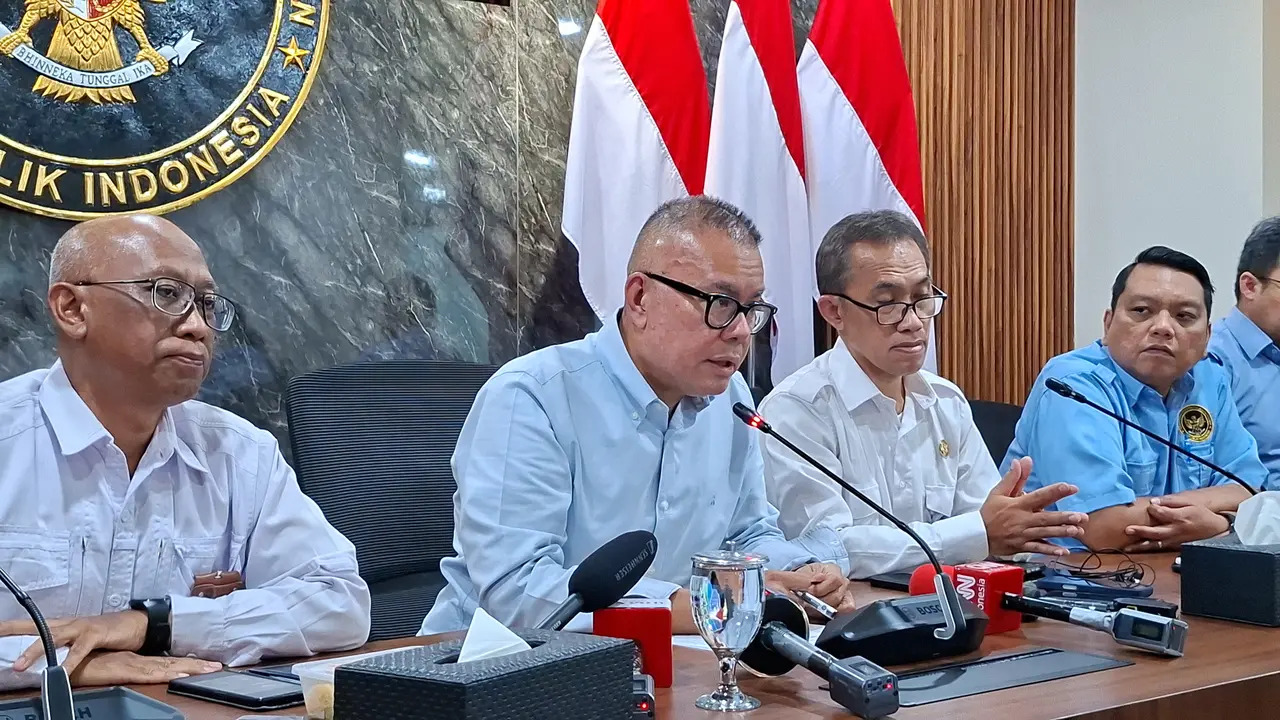 Konferensi Pers di Kantor Kementerian Koordinator Bidang Pangan, Jakarta, Rabu (29/10/2025). (Foto: Liputan6.com/Arief RH)