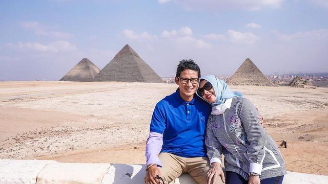 Sandiaga Uno dan Nur Asia