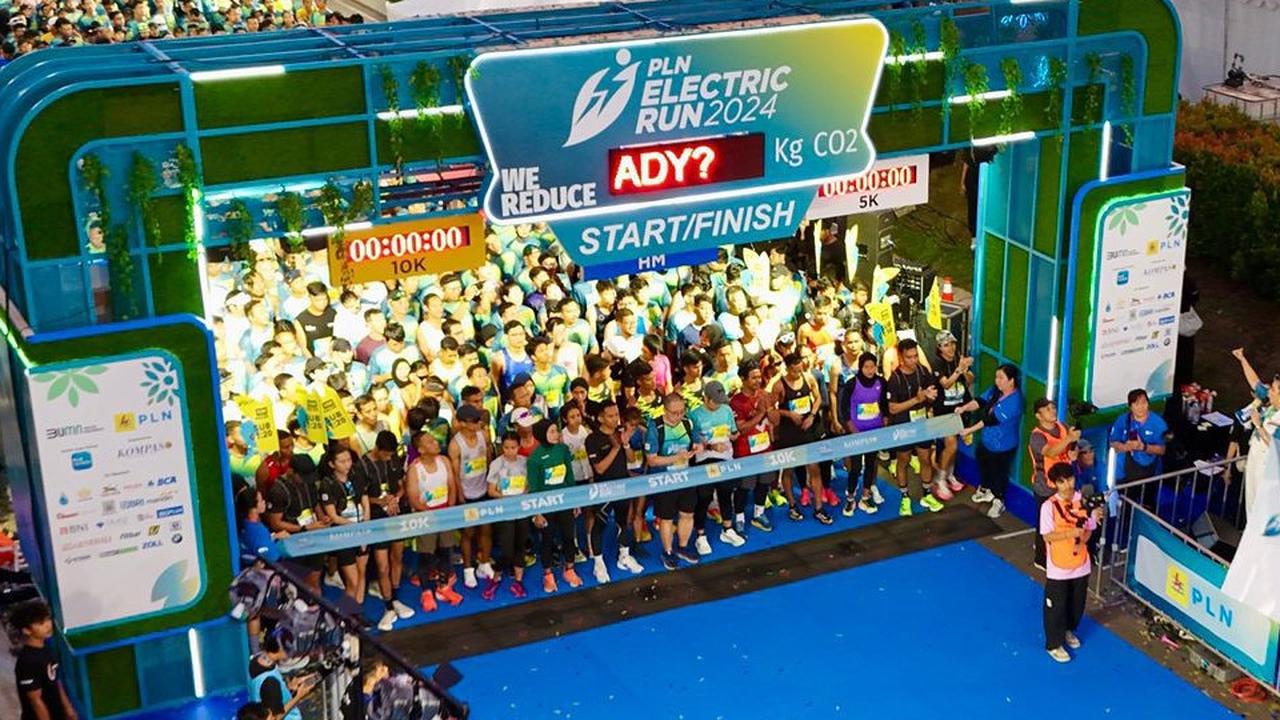 PLN Sukses Gelar PLN Electric Run 2024