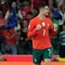 Selebrasi Cristiano Ronaldo dalam laga Kualifikasi Piala Dunia 2026 antara Portugal vs Hungaria, Rabu (15/10/2025).&nbsp;(AP Photo/Armando Franca)