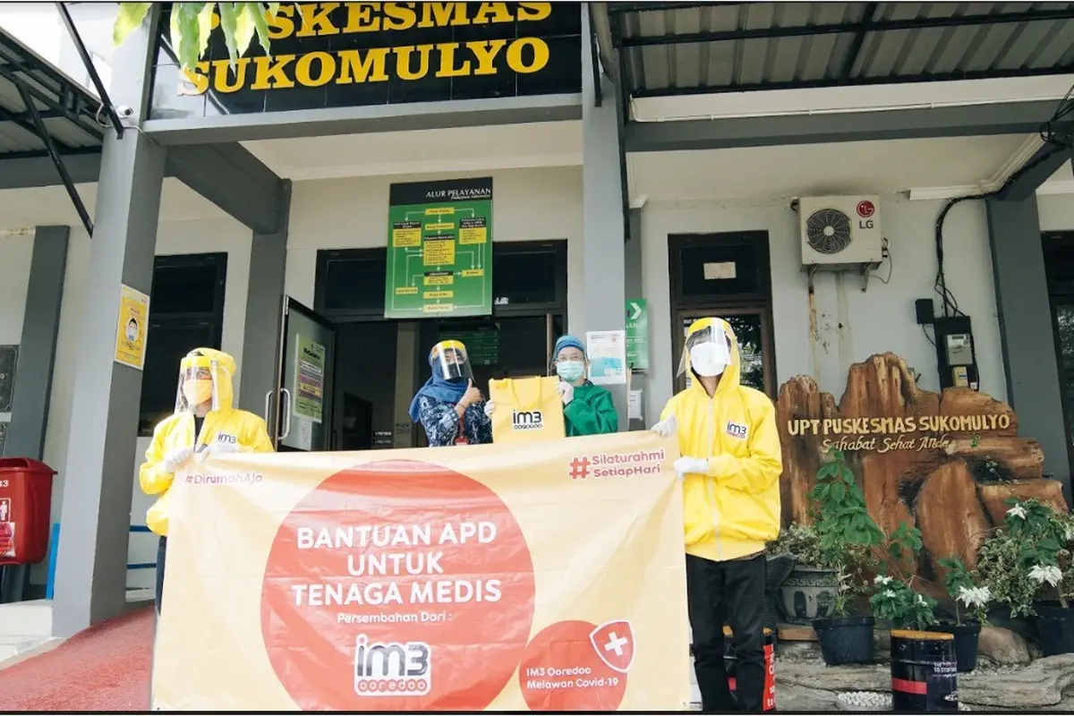 Indosat Ooredoo Salurkan Bantuan untuk Lawan Pandemi Covid-19