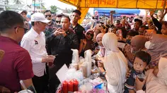 Momen Jokowi Blusukan ke Sentra UMKM Maliosewu Pringsewu