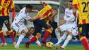 Sementara, Lecce berada di posisi 14 dengan 21 poin. (CARLO HERMANN/AFP)