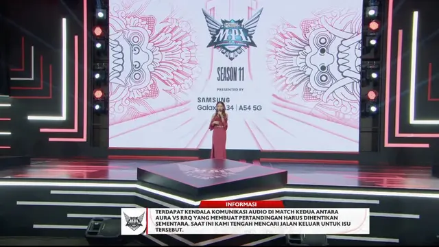 Alasan Laga Aura vs RRQ MPL ID S11 ditunda