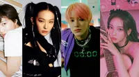 Kolaborasi Jeno NCT, Seulgi Red Velvet, Karina Aespa, Kai EXO dalam konser 2022 Winter SMTOWN: SMCU Palace pada 26 Desember 2022 mendatang. (source: Allkpop)