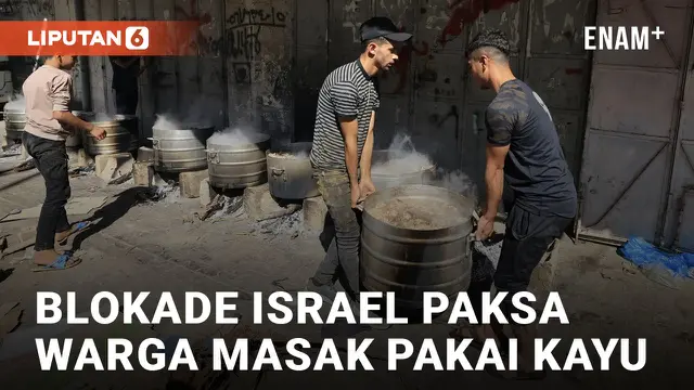 Gaza Diblokade Israel, Warga Palestina Mesti Gunakan Kayu Bakar untuk Masak