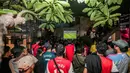Suasana Roaring Night Liga Inggris antara Tottenham Hotspur melawan Arsenal di The Ground at Nipah, Jakarta Selatan, Minggu (28/04/2024). (Bola.com/Bagaskara Lazuardi)