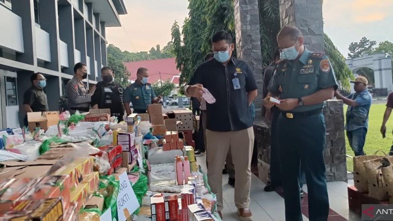 Penyitaan Barang Ilegal Filipina: TNI AL dan Bea Cukai Sita Obat Ayam & Ratusan Unggas di Sulut