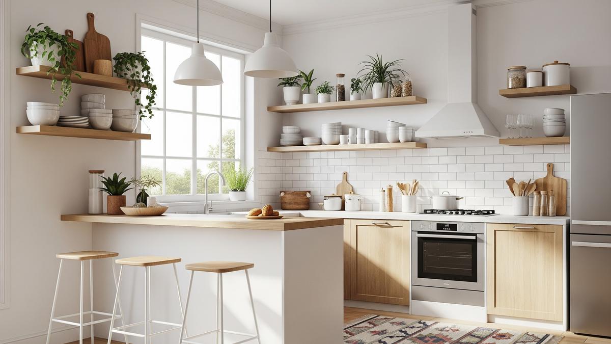 8 Desain Dapur Modern Ukuran 3x3 dengan Meja Bar, Inspirasi Elegan untuk Rumah Minimalis