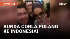 Bunda Corla Kaget Dapat Sambutan Meriah di Indonesia