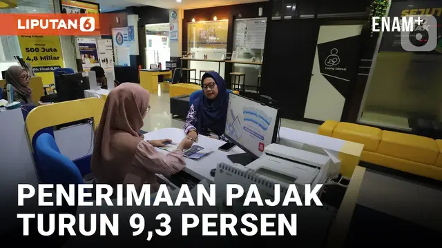 Hingga April 2024, Realisasi Penerimaan Pajak Turun 9,3 Persen