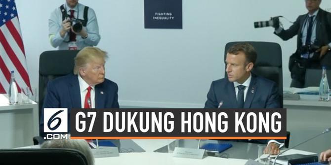 VIDEO: Pemimpin G7 Sepakat Dukung Hong Kong Tetap Otonom