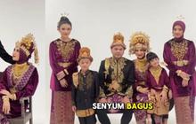 Photoshoot Irish Bella dan Keluarga Kenakan Outfit Formal dan Bertema Adat, Kompak Penuh Kebersamaan