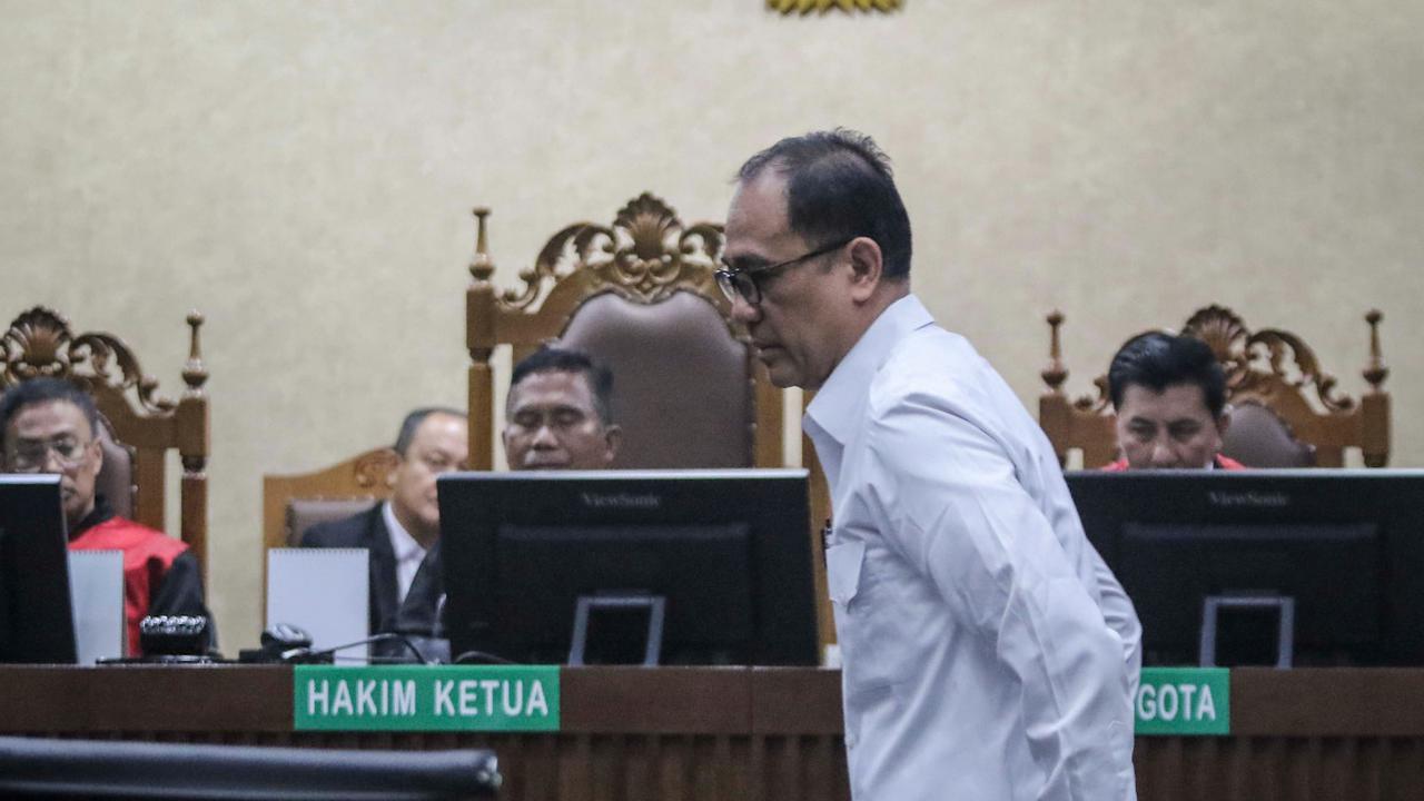 Terdakwa Rafael Alun Trisambodo kembali mengikuti sidang vonis di Pengadilan Tipikor, Jakarta Pusat, Senin (8/1/2024) setelah sebelumnya dibatalkan hakim karena ada berkas yang belum lengkap