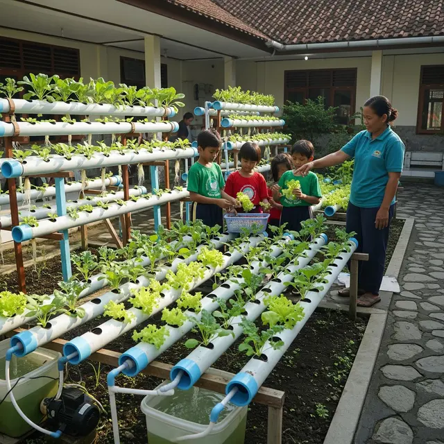 Ide Kebun Sayur di Halaman Panti Asuhan