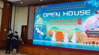 Kedutaan Besar China di Jakarta menggelar open house Festival Kue Bulan pada Rabu, 27 September 2023. (Liputan6/Therresia Maria Magdalena Morais)