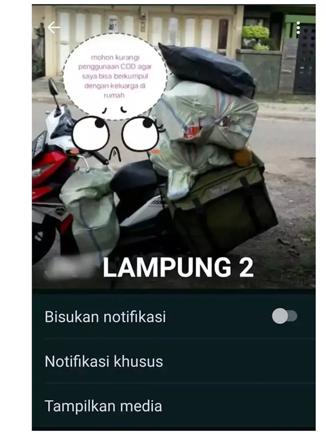 6 Foto Profil WhatsApp Kurir Paket Berupa Peringatan Ini Bikin Salah Fokus