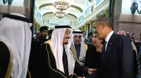 Raja Salman dan Barack Obama. (atlanticsentinel.com)