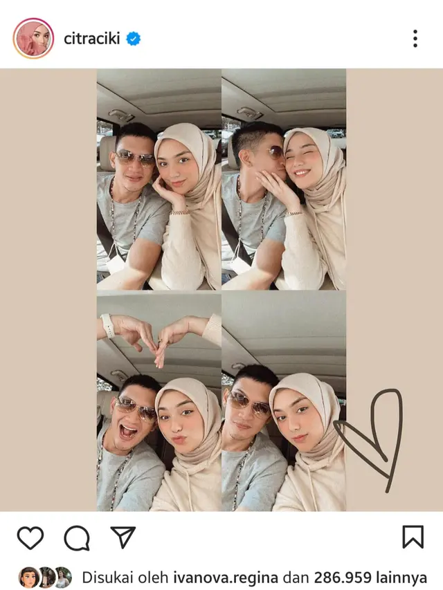Citra Kirana dan Rezky Aditya