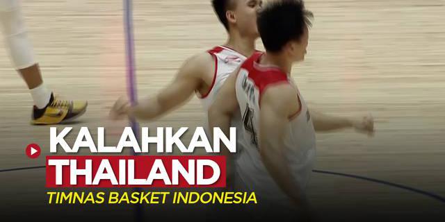 VIDEO: Highlights Timnas Basket Indonesia Menang Tipis atas Thailand di SEA Games 2021
