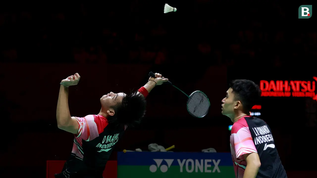 Foto: Leo Rolly Carnando/ Daniel Marthin Juara, Indonesia Pastikan Dua Gelar di Indonesia Masters 2023