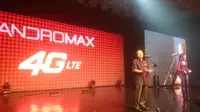 Peluncuran smartphone Smartfren Andromax 4G LTE (Liputan6.com/Iskandar)