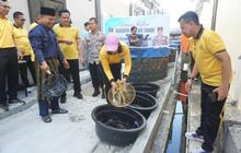 Polres Karimun Panen Ikan dan Sayuran, Perkuat Ketahanan Pangan Nasional
