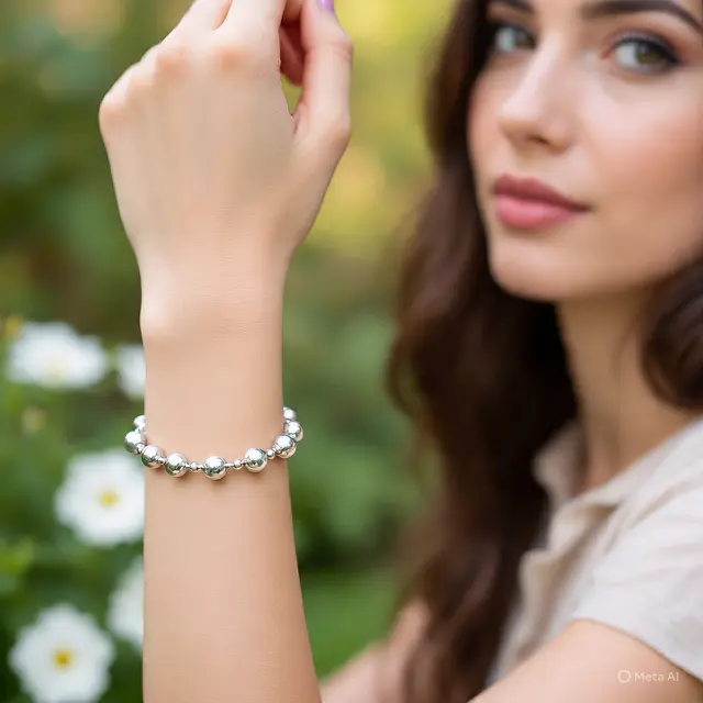 Model Gelang Tangan Perak Wanita