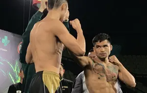 BYON Combat Showbiz 8: Jeka Saragih Tumbang di Ronde Pertama, Ammarul Shafiq Rebut Belt Asia Striking