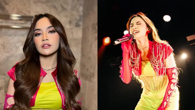 Tampilan Perdana Mahalini Raharja Setelah Menikah dengan Rizky Febian, Makin Glowing dan Kece dengan Outfit Neon